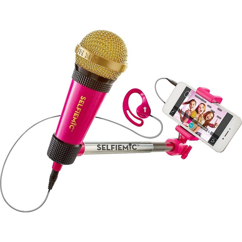 IMC Toys Mikrofon und Selfiestick, »Selfie MIC Pink«