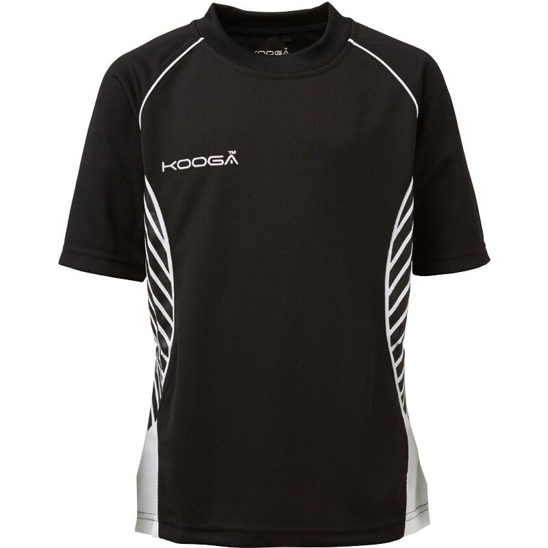 KooGa Junior Try Panel Match Shirt Black
