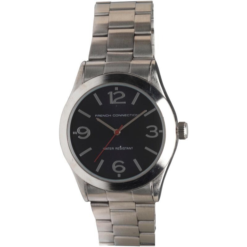 French Connection Mens Bracelet Watch Silver