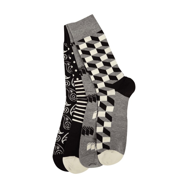Happy Socks Strümpfe mit Muster im 4er-Pack