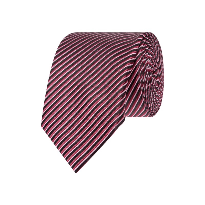 Olymp Krawatte aus Seide mit Streifenmuster