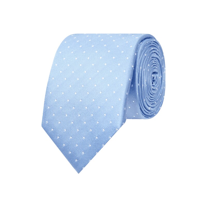 Olymp Krawatte aus Seide mit Punktemuster