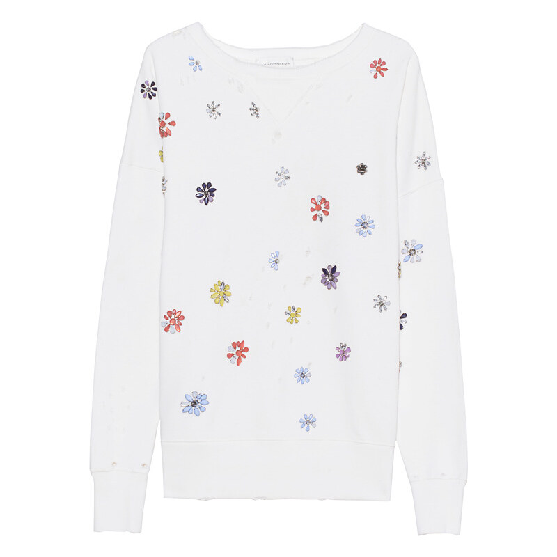 FAITH CONNEXION Flowers Embroidery Sweater