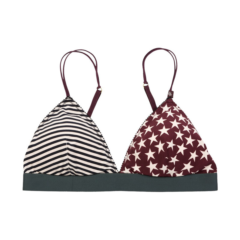 LoveStories Love Stories MISS DAISY Triangle Bralette Stars And Stripes