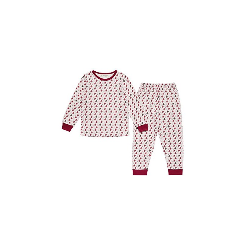 Sense Organics Mädchen Zweiteiliger Schlafanzug Long John Retro Girls Pyjama Aop