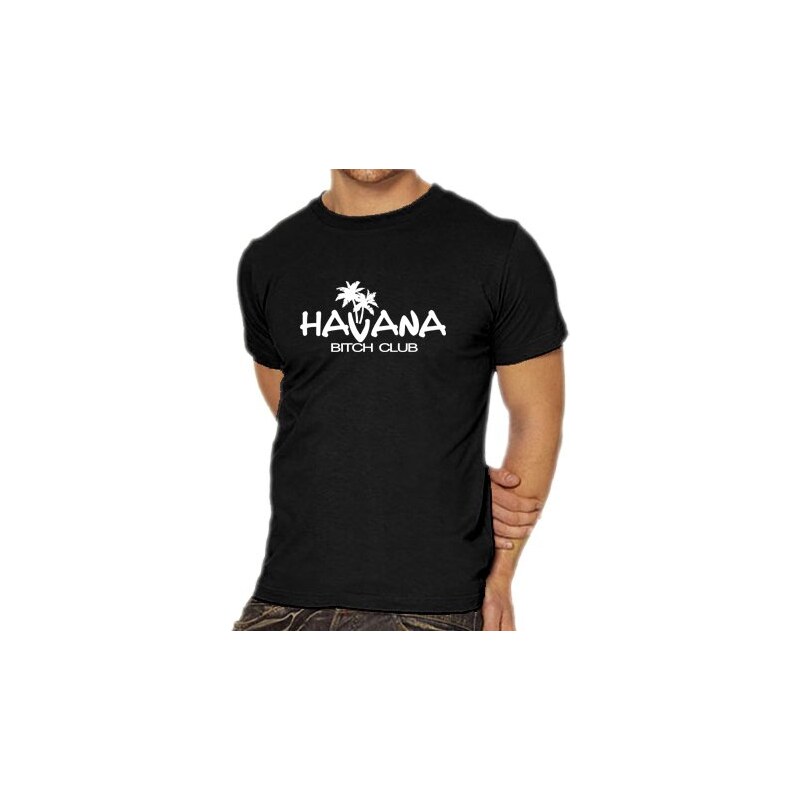 Touchlines Unisex/Herren Havana - Bitch Club A150 T-Shirt