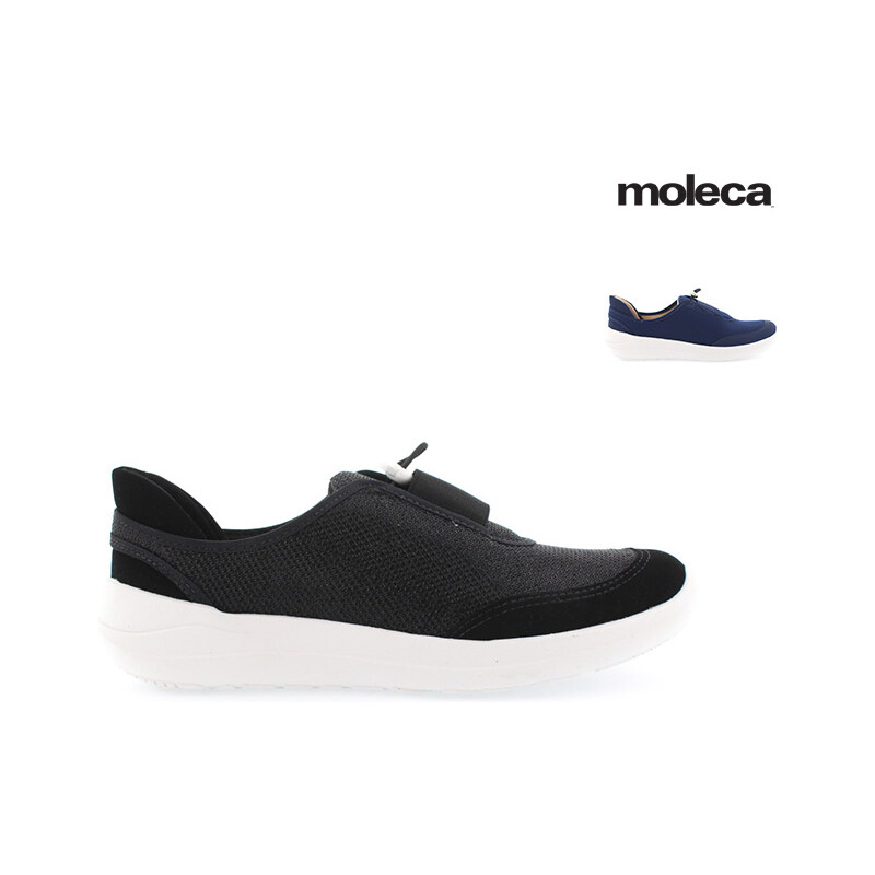 Moleca Sneaker mit elastischen Schnürsenkeln - 36 - Blau