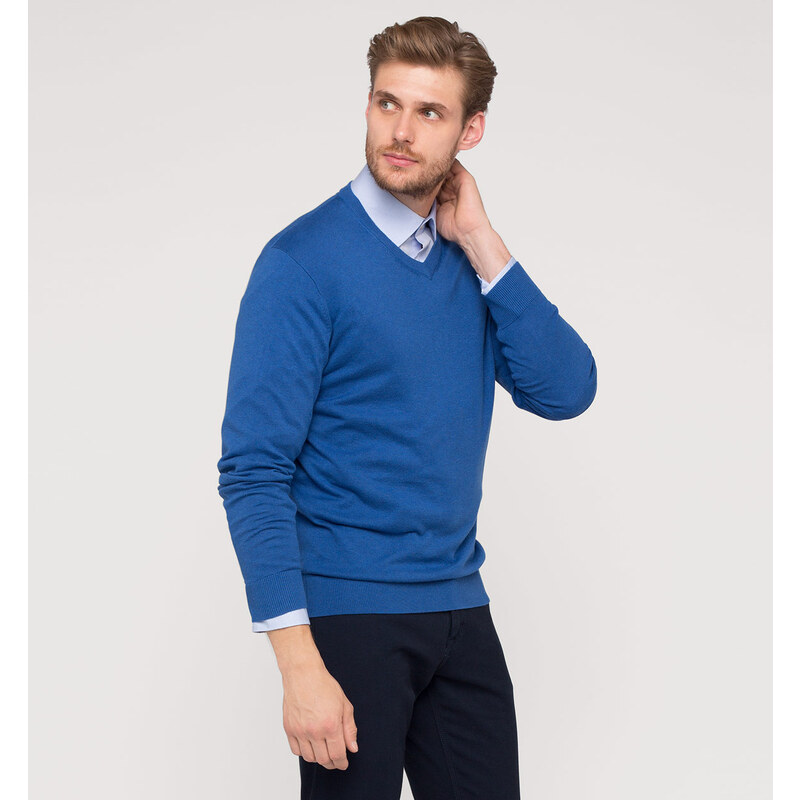 C&A Pullover mit Cashmere in Blau