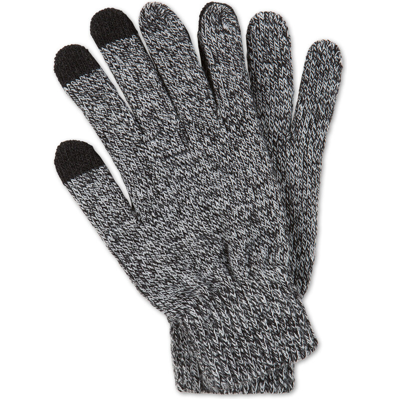 C&A Strick-Handschuhe in Schwarz
