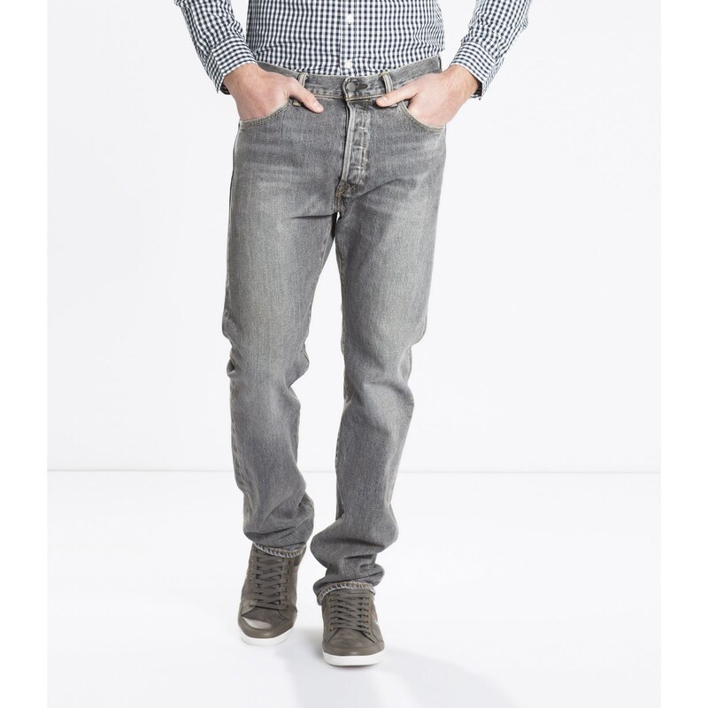 Levi's 501 - Jeans mit geradem Schnitt - grau