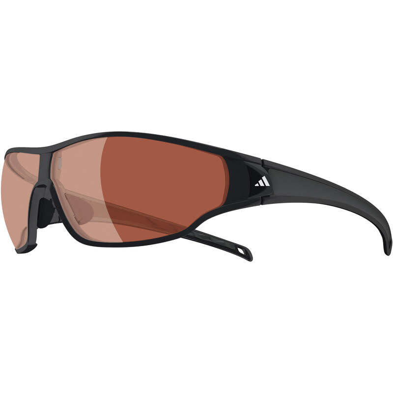 adidas Performance: Sportbrille / Sonnenbrille Tycane S - Matt Black/Darkgrey/LST Active Silver, dunkelgrau, verfügbar in Größe S