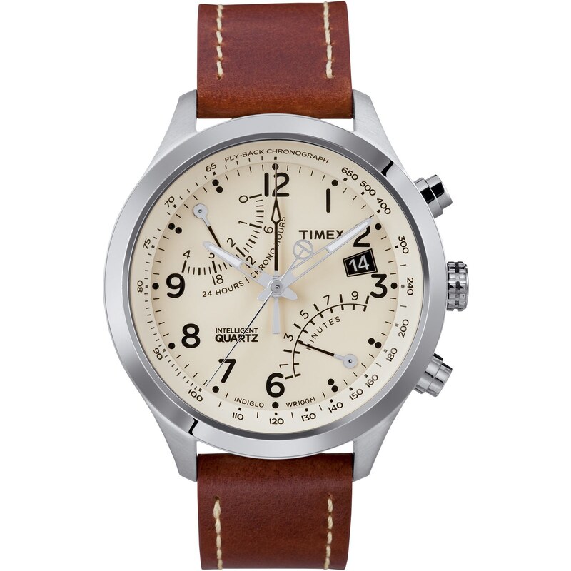 Timex Special Intelligent Quartz - Uhr mit Lederarmband - braun
