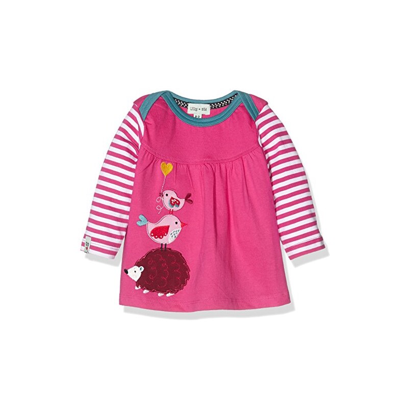 Lilly and Sid Baby-Mädchen Kleid Animal Stack Applique Playdress