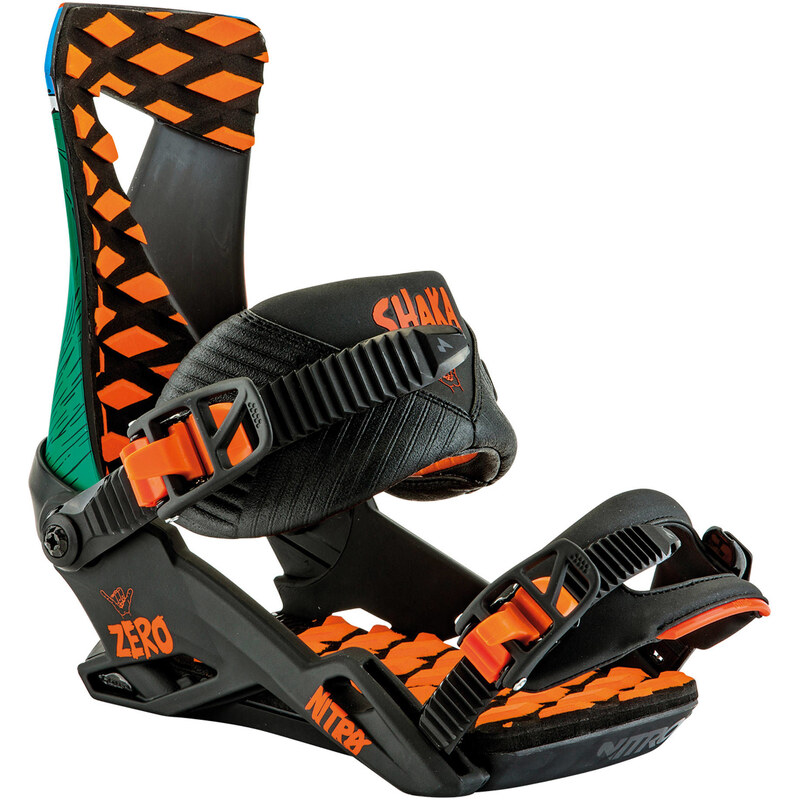Nitro: Snowboardbindung Zero, schwarz/orange, verfügbar in Größe M
