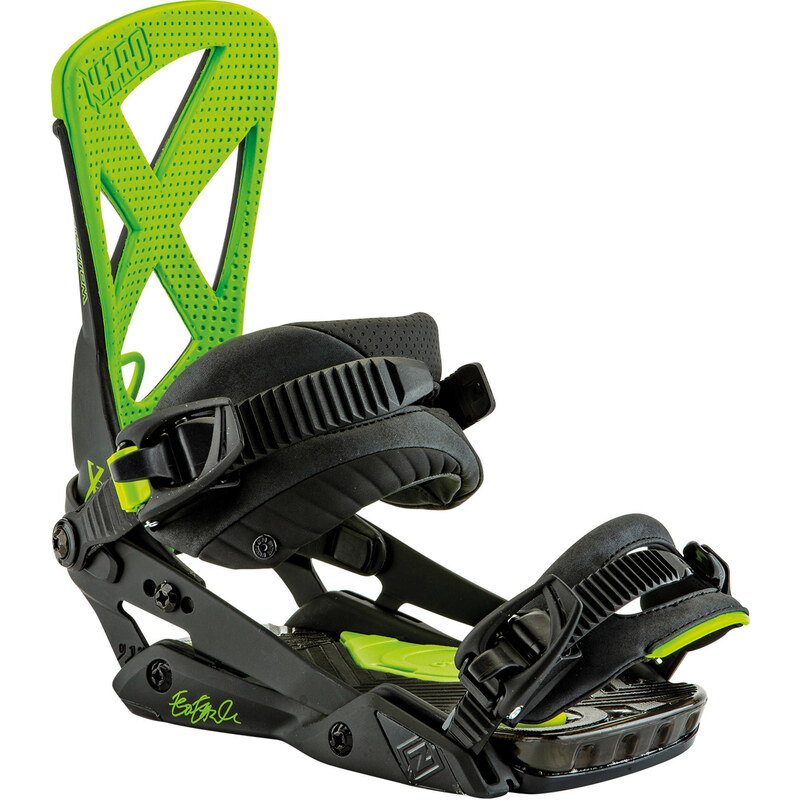 Nitro: Snowboardbindung Phantom, schwarz/grün, verfügbar in Größe M