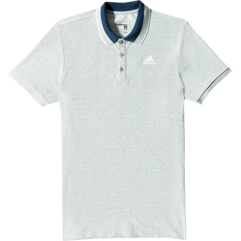 adidas Performance: Herren Polo-Shirt Essentials Polo, grau, verfügbar in Größe M
