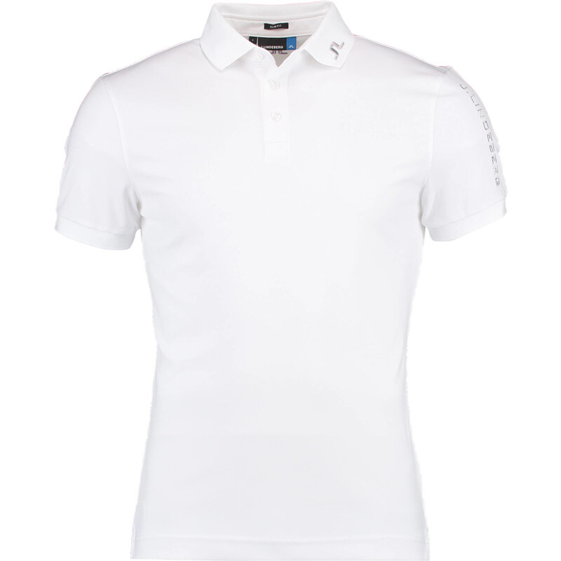 J.Lindeberg: Herren Golfshirt / Polo-Shirt Tour Tech Slim TX Jersey M, weiss, verfügbar in Größe XXL