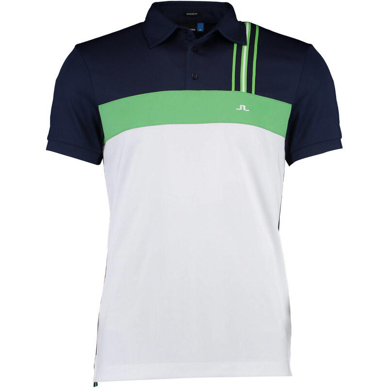 J.Lindeberg: Herren Golfshirt / Polo-Shirt Daniel Reg Fieldsensor 2.0 M, marine, verfügbar in Größe XL