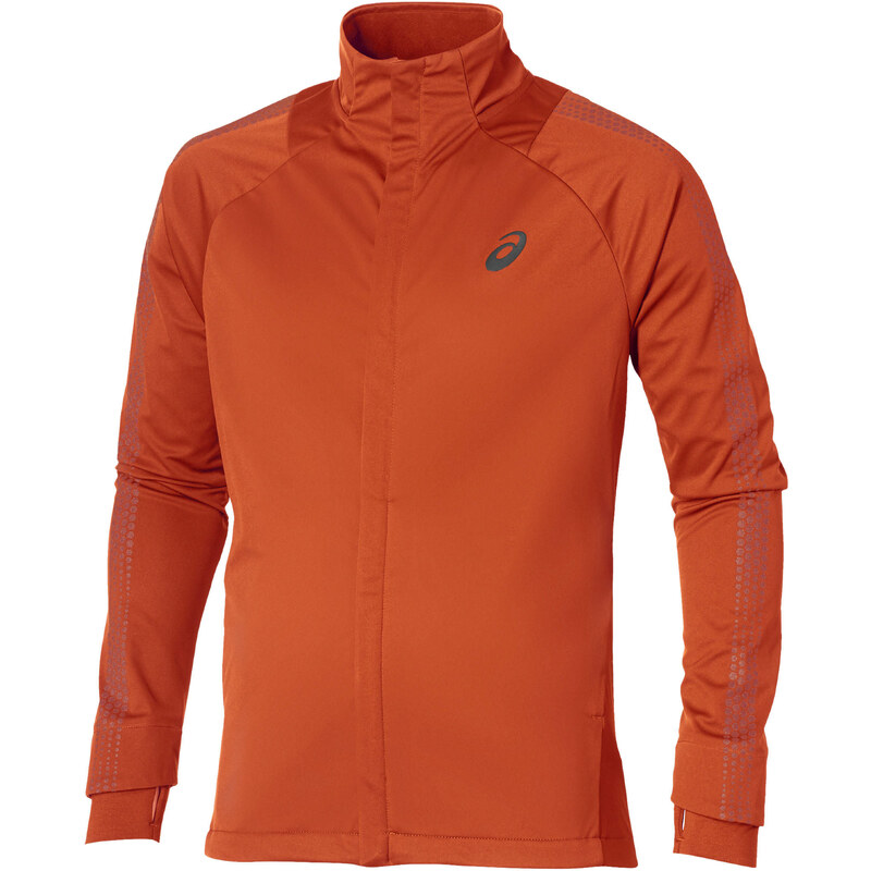 Asics: Herren Laufjacke Lite-Show Jacket, orange, verfügbar in Größe L