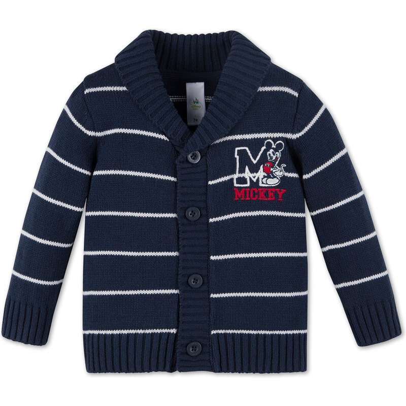 C&A Baby Mickey Mouse Baby-Strickjacke in Blau