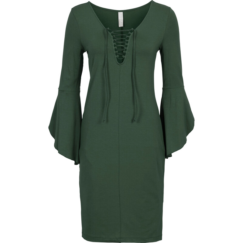 BODYFLIRT boutique Kleid in grün von bonprix