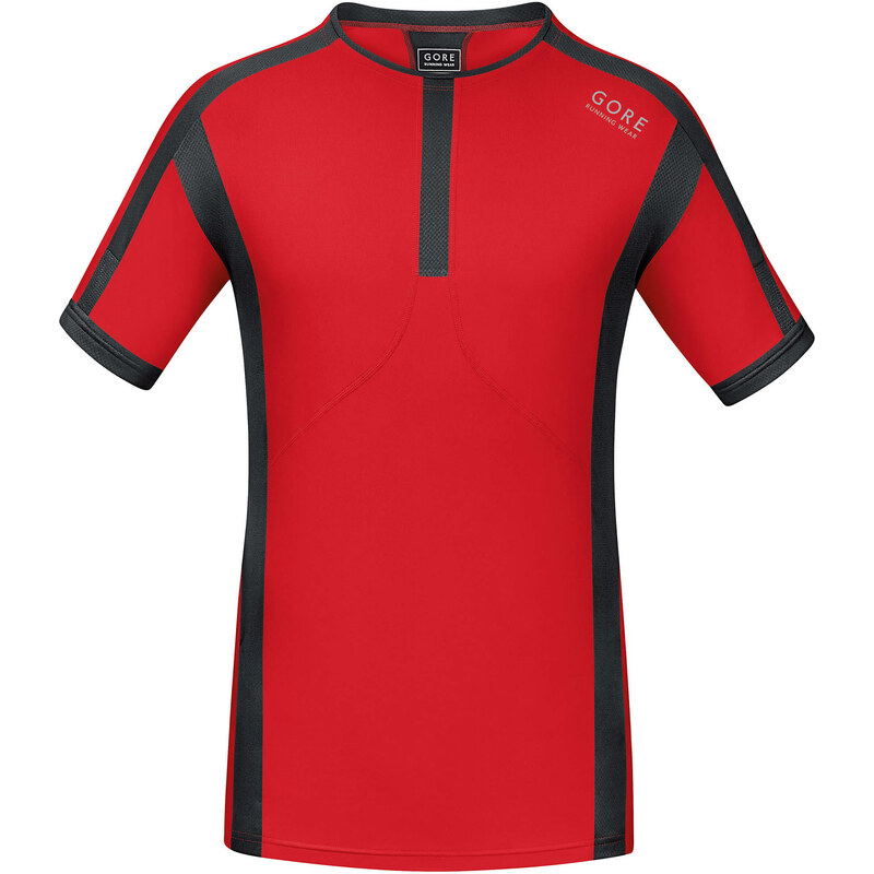 Gore Running Wear: Herren Laufshirt Air Shirt kurzarm rot, rot, verfügbar in Größe S