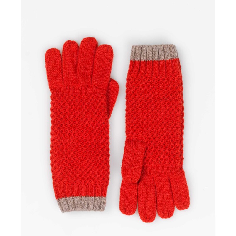 Baby Boden Handschuhe in Blockfarben Rot Damen Boden