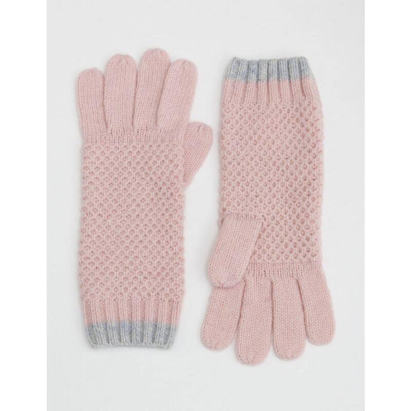 Baby Boden Handschuhe in Blockfarben Pink Damen Boden