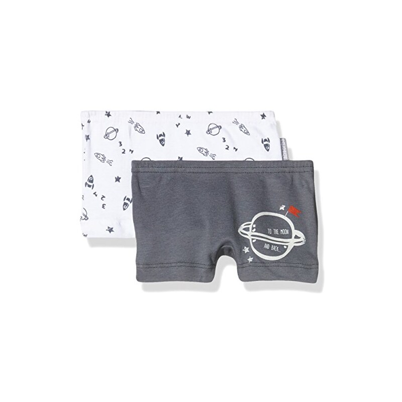 Absorba Underwear Baby-Jungen Boxershorts Bebe Moon (2er pack)