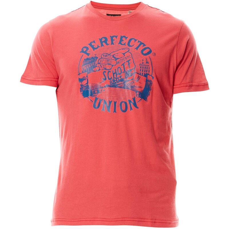 Schott T-Shirt - rosa