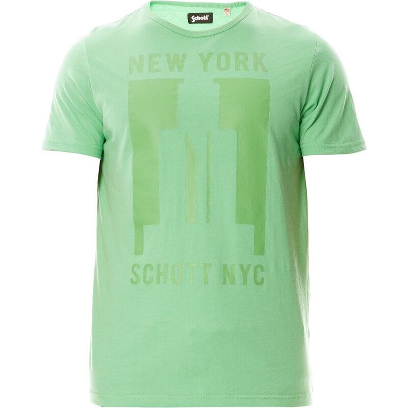 Schott T-Shirt - grün