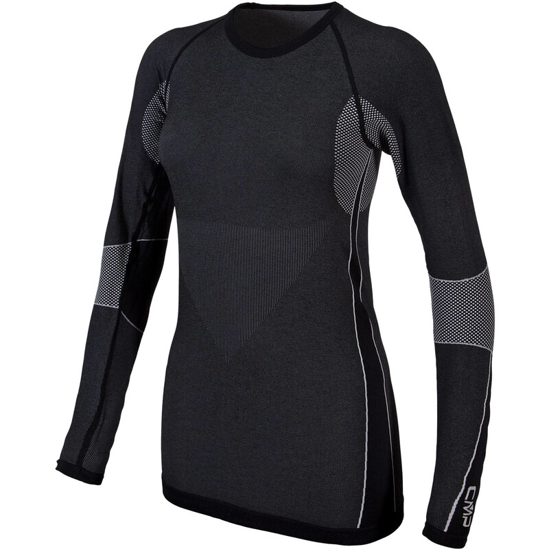 CMP: Damen Funktionsunterhemd / Langarmshirt Woman Underwear Sweat, schwarz, verfügbar in Größe 38/40,42/44