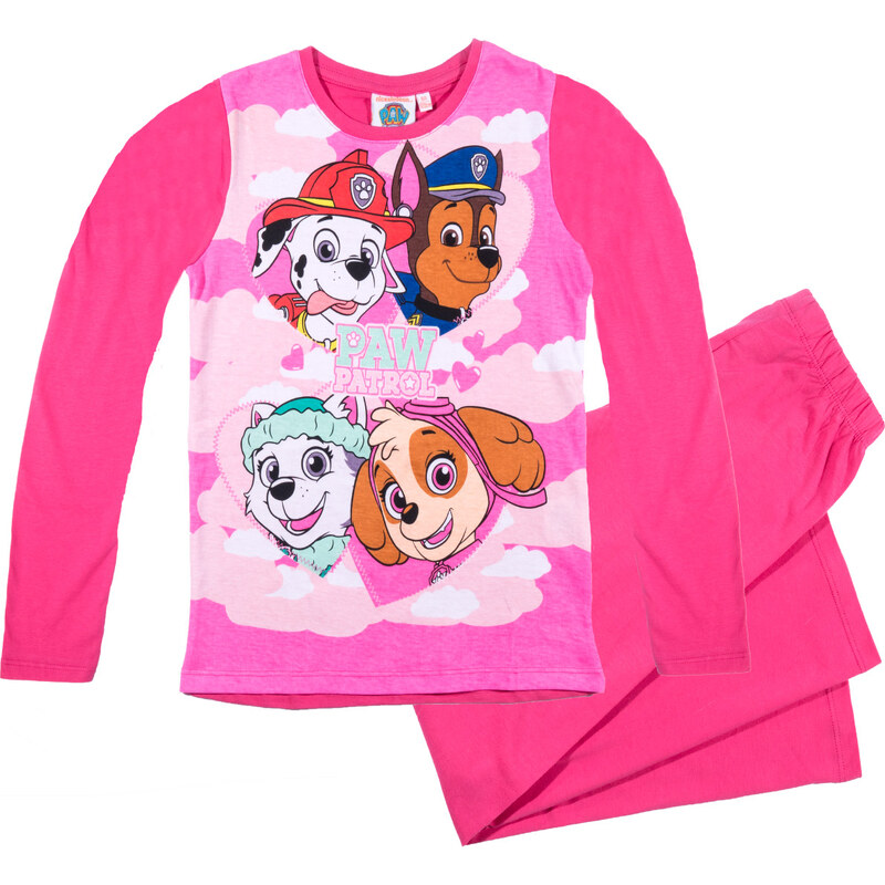 Paw Patrol Pyjama pink in Größe 98 für Mädchen aus 100% Baumwolle