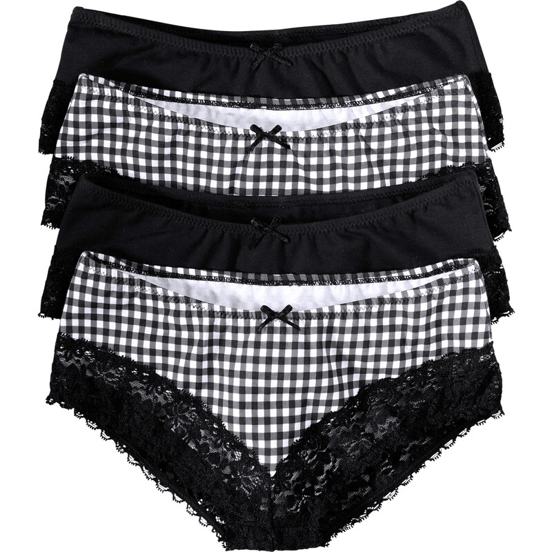 bpc bonprix collection Panty (4er-Pack) in schwarz für Damen von bonprix