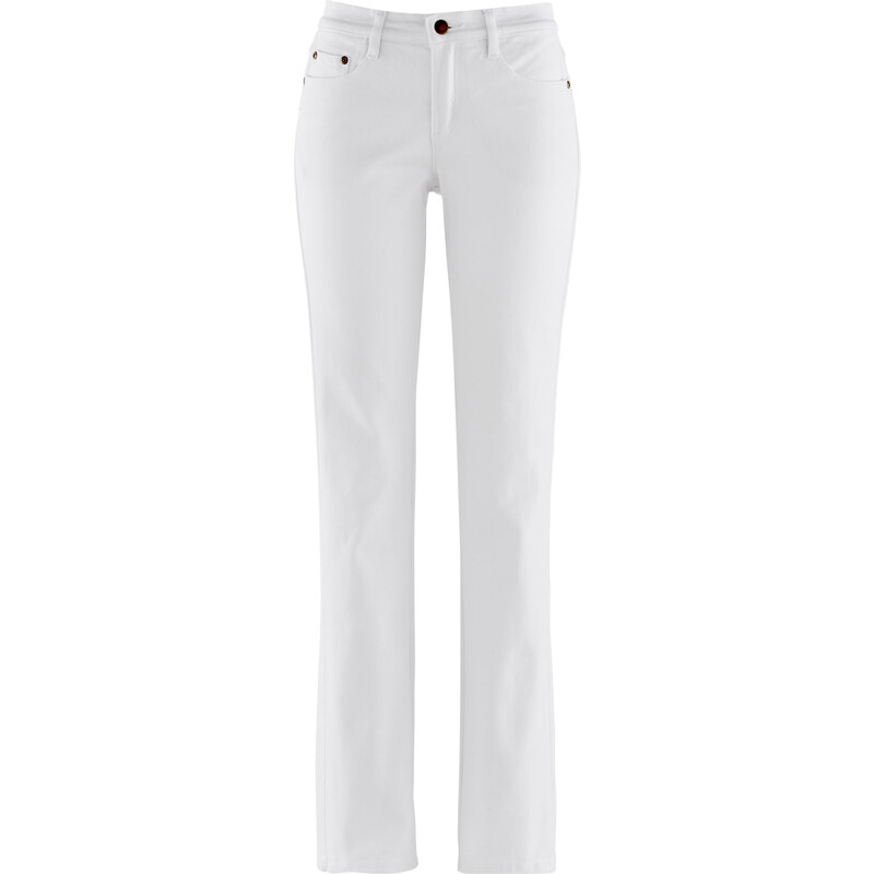 John Baner JEANSWEAR Stretch-Jeans Schlankmacher in weiß für Damen von bonprix