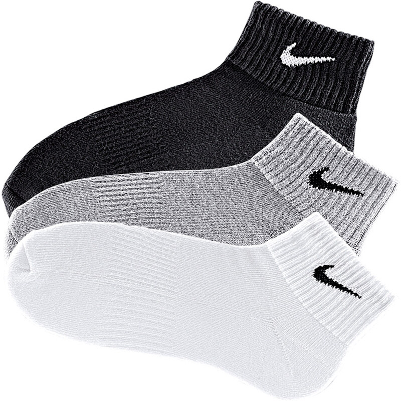 Nike Kurzsocken (3er-Pack) in schwarz von bonprix