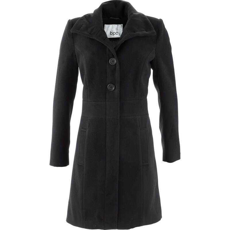 bpc bonprix collection Mantel langarm in schwarz für Damen von bonprix