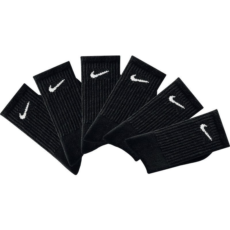 Nike Sportsocken (6er-Pack) in schwarz von bonprix