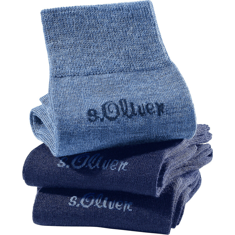 s.Oliver RED LABEL Bodywear s.Oliver Socken (3er-Pack) in blau für Damen von bonprix