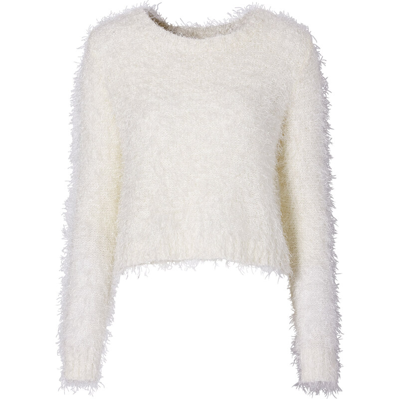 RAINBOW Pullover in weiß (Rundhals) für Damen von bonprix