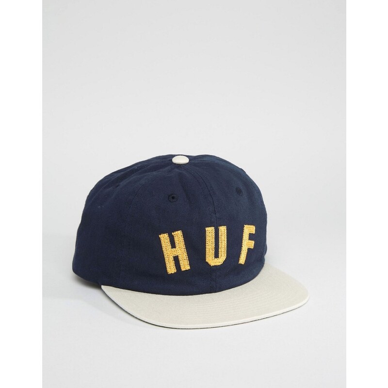 HUF - Shortstop - Kappe mit 6 Bahnen - Blau