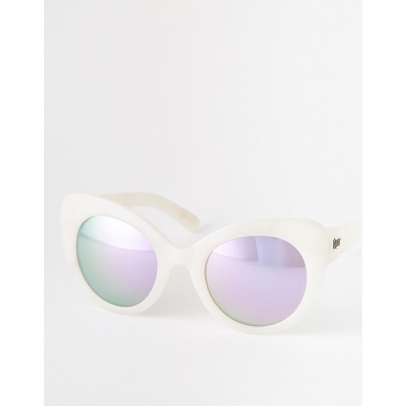 Quay Australia - Screaming - Sonnenbrille - Weiß