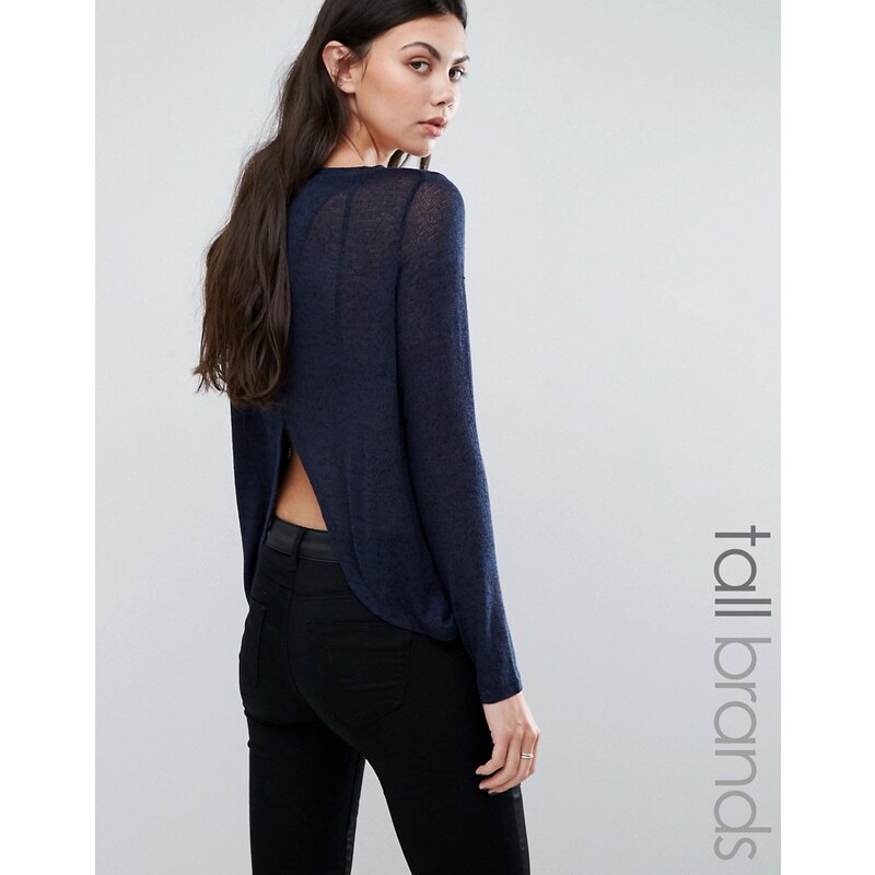 Vero Moda - Tall - Pullover mit Rückenausschnitt - Mehrfarbig