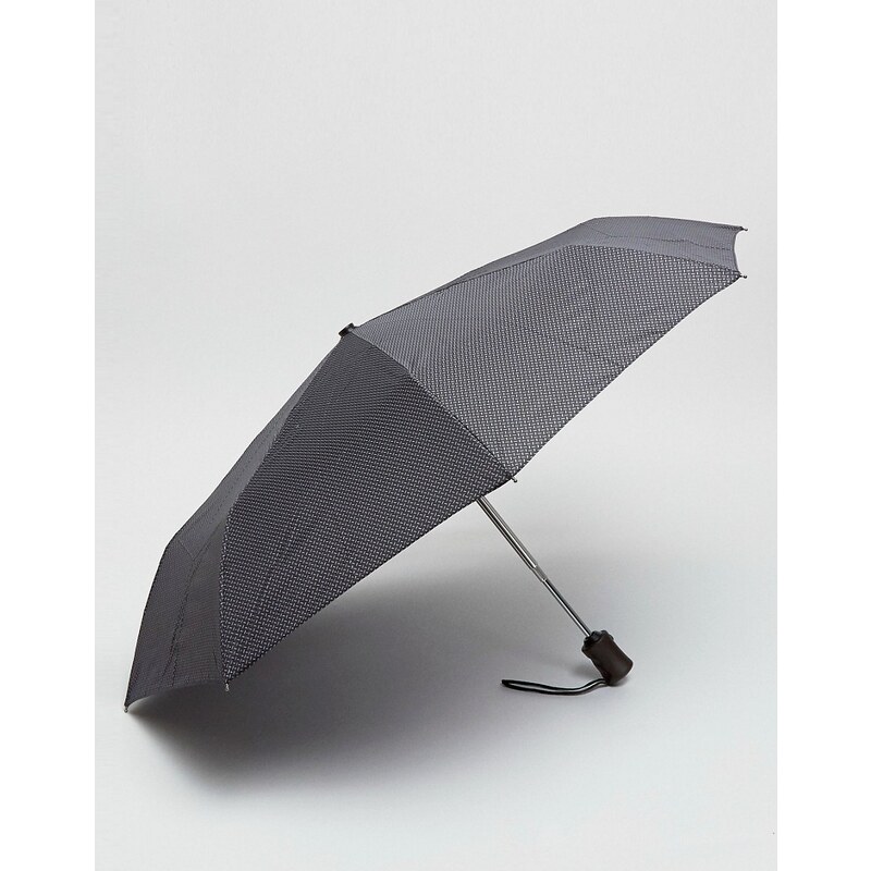 Fulton - Schwarz bedruckter Regenschirm - Schwarz