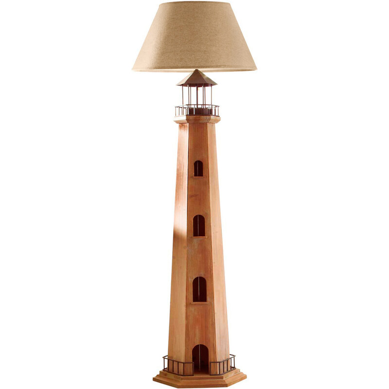 Home Collection Stehlampe Leuchtturm in beige von bonprix