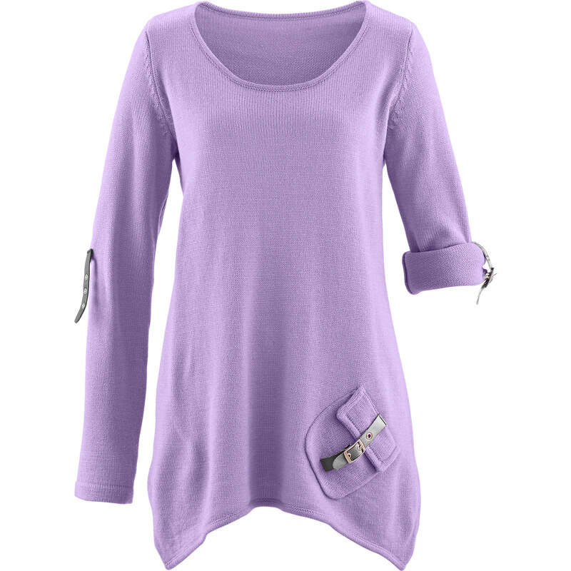 bpc bonprix collection Pullover mit langen Ärmeln langarm in lila für Damen von bonprix