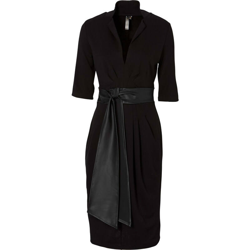 BODYFLIRT boutique Kleid halber Arm in schwarz von bonprix