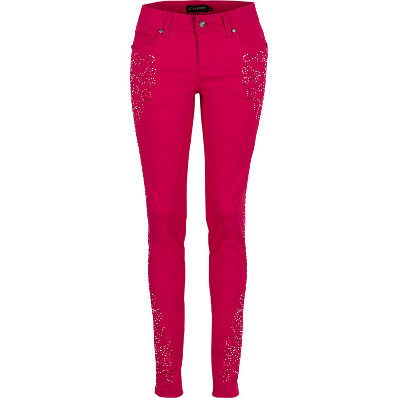 BODYFLIRT Jeans in pink für Damen von bonprix
