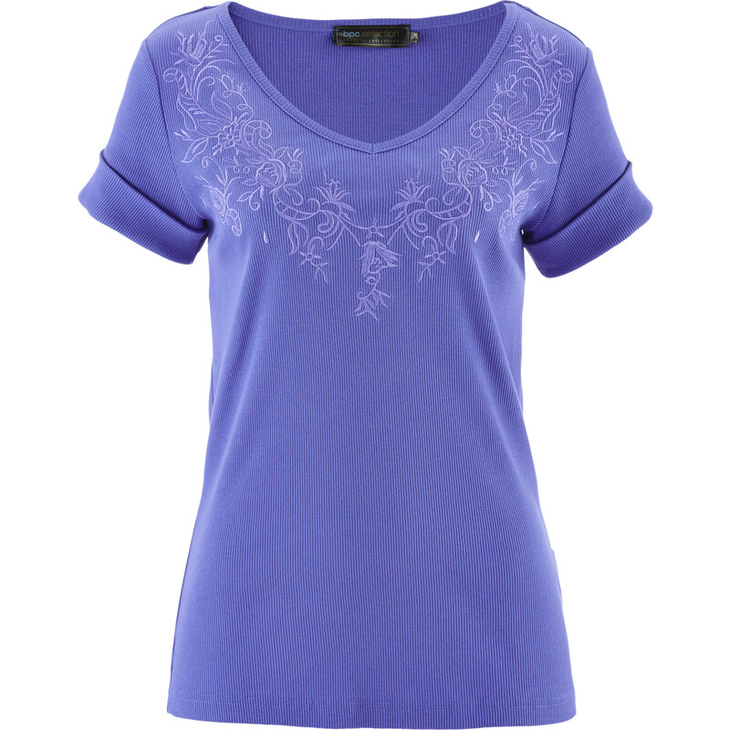 bpc selection Kurzarmshirt in lila für Damen von bonprix