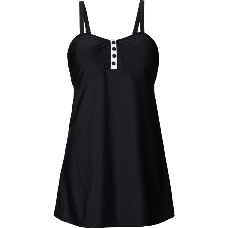 bpc selection Badeanzugkleid in schwarz für Damen von bonprix